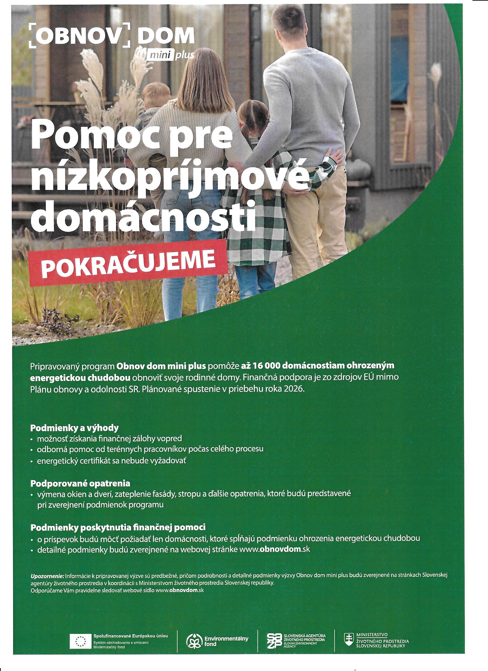 Obnov dom mini plus
